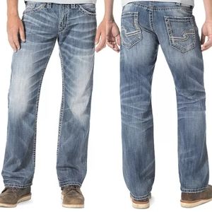 Silver Jeans Co- Zac Relaxed Fit Straight Leg